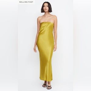 NWT Bec & Bridge Dress - Olive Oil